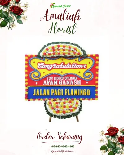 Bunga Papan Congratulation di Ngupasan